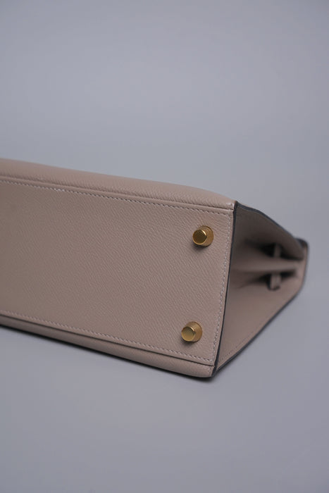 Hermes Kelly 25 HSS in Gris Asphalt Epsom Bghw (Brand New)