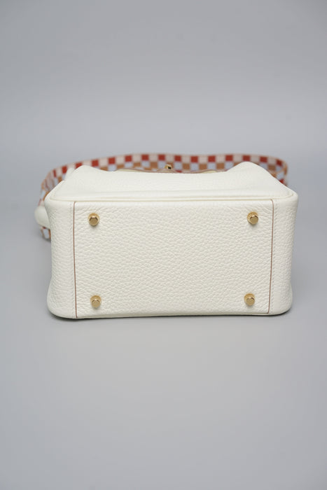 Hermes Mini Lindy in Mushroom Ghw