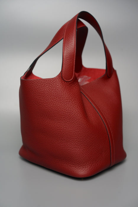 Hermes Picotin 22 in Rouge H Ghw (Brand New)