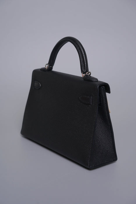Hermes Kelly 20 in Noir Togo Phw (Brand New)