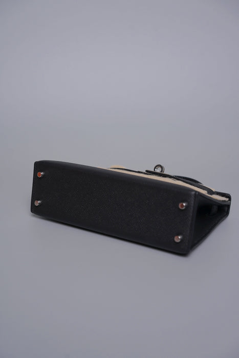 Hermes Kelly 20 in Noir Togo Phw (Brand New)