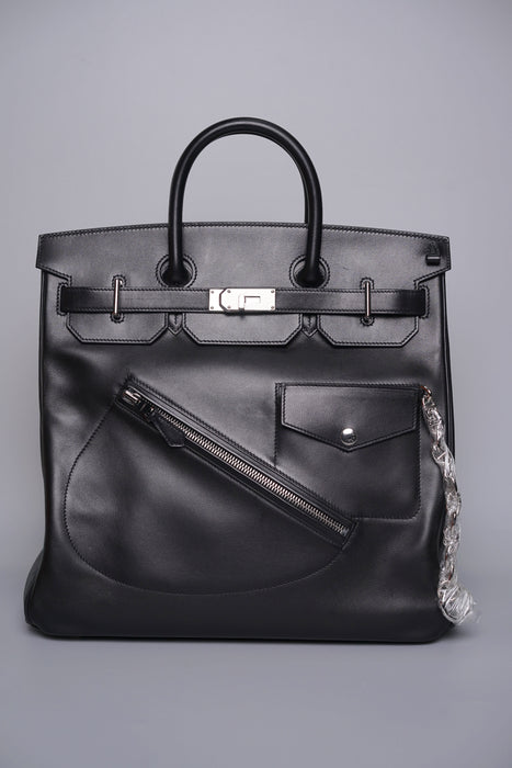 Hermes HAC Rock 40 in Noir Phw (Brand New)