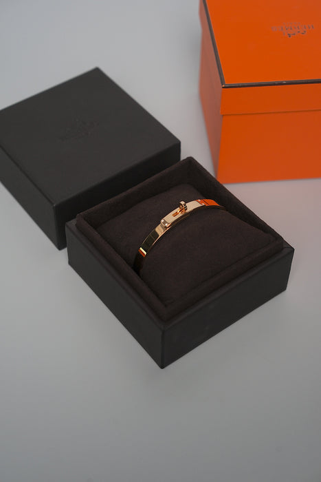 Hermes Kelly Bracelet, Small Model in Rose Gold Size ST (Brand New)