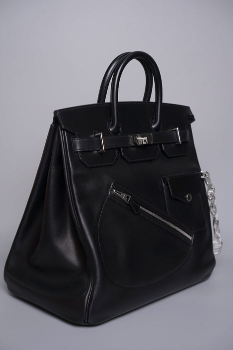 Hermes HAC Rock 40 in Noir Phw (Brand New)