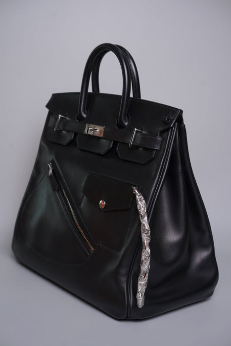 Hermes HAC Rock 40 in Noir Phw (Brand New)