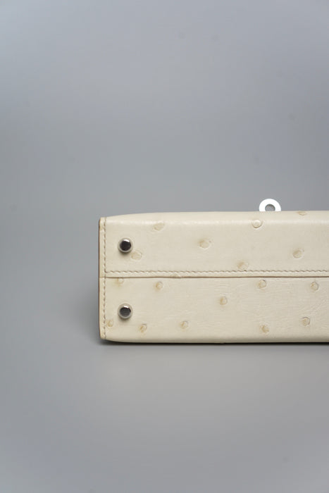 Hermes Kelly 20 in Beton Ostrich Phw