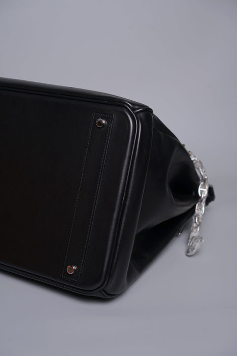 Hermes HAC Rock 40 in Noir Phw (Brand New)