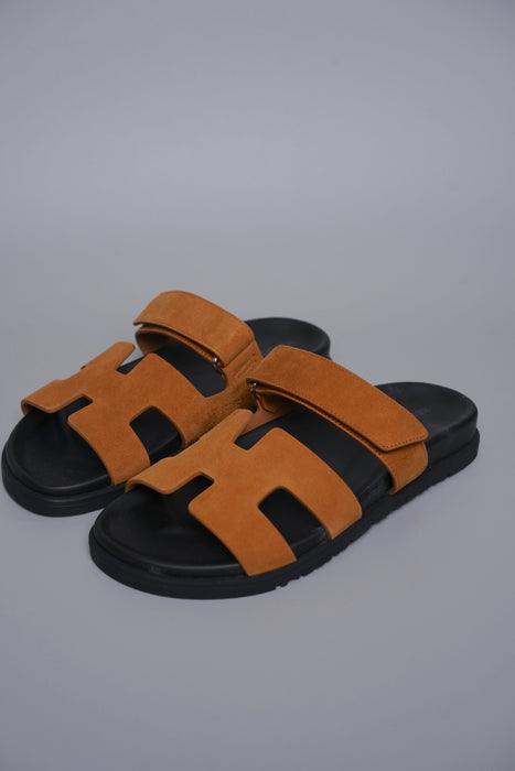 Hermes Chypre Sandals in Naturel Size 38 (Brand New)