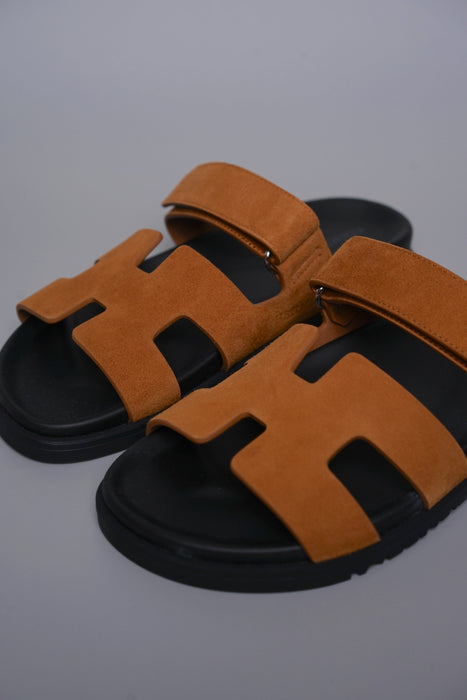 Hermes Chypre Sandals in Naturel Size 38 (Brand New)