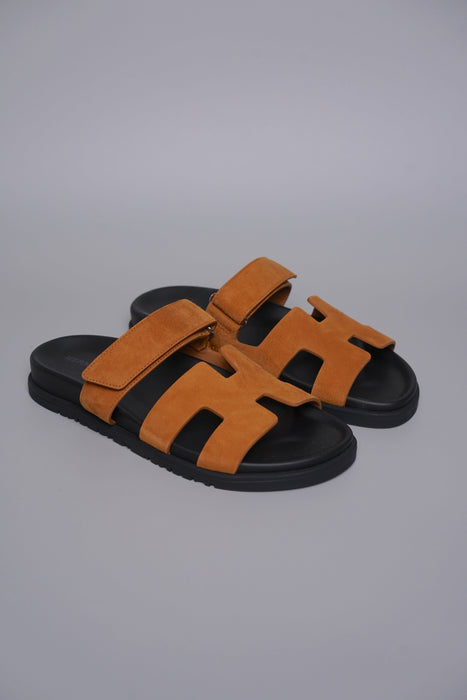 Hermes Chypre Sandals in Naturel Size 38 (Brand New)