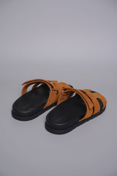 Hermes Chypre Sandals in Naturel Size 38 (Brand New)