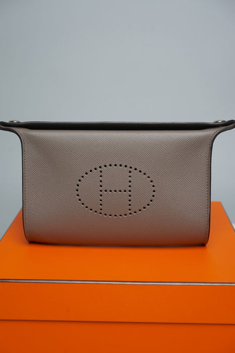 Hermes Videopouches in Etain Epsom Phw (Brand New)