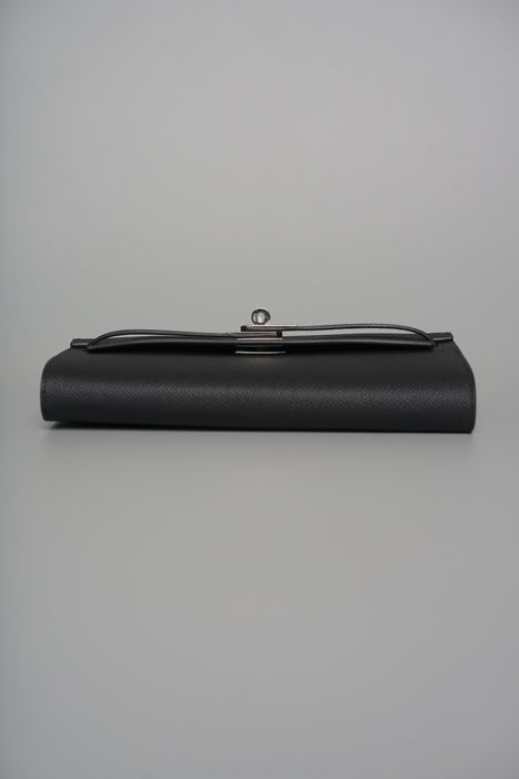 Hermes Kelly To Go in Black Epsom Phw (Brand New)