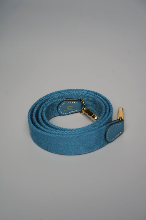 Hermes Mini Evelyne in New Bleu Jean Ghw