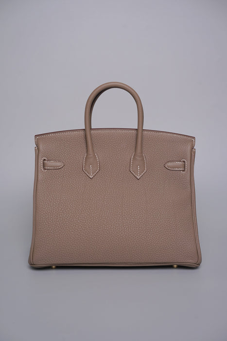 Hermes Birkin 25 in Etoupe Togo Ghw (Brand New)