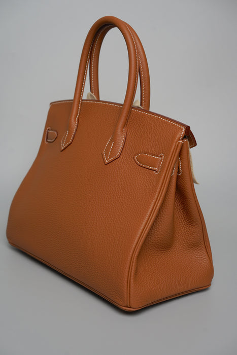 Hermes Birkin 30 in Gold Togo Ghw (Brand New)