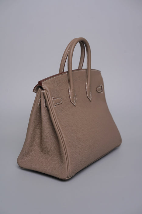 Hermes Birkin 25 in Etoupe Togo Ghw (Brand New)
