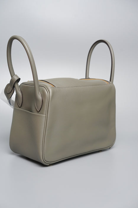 Hermes Lindy 26 in Gris Meyer Ghw (Brand New)