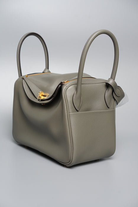 Hermes Lindy 26 in Gris Meyer Ghw (Brand New)