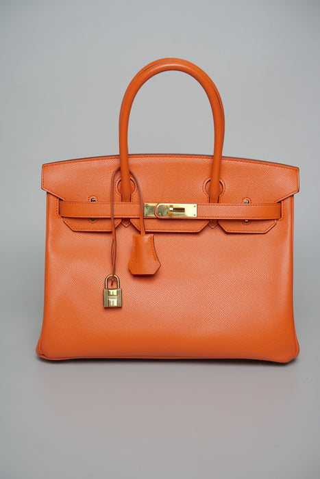 Hermes Birkin 30 in Crevette Epsom Ghw