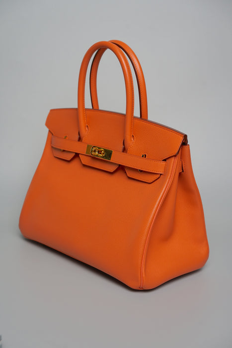 Hermes Birkin 30 in Crevette Epsom Ghw