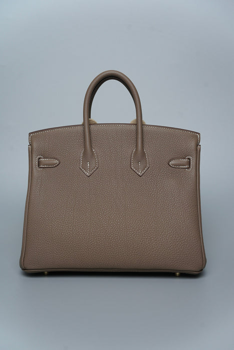 Hermes Birkin 25 in Etoupe Togo Ghw (Brand New)