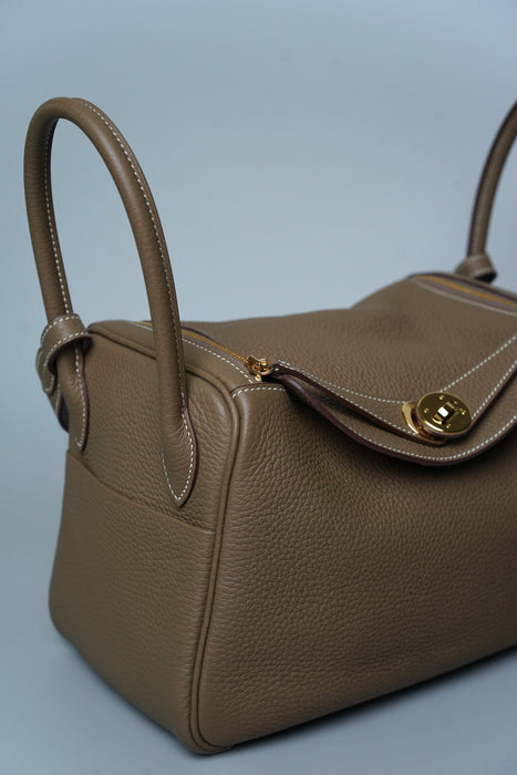Hermes Lindy 26 in Etoupe Ghw