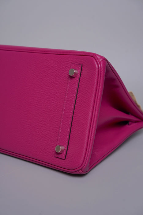 Hermes Birkin 30 in Rose Pourpre Epsom Phw