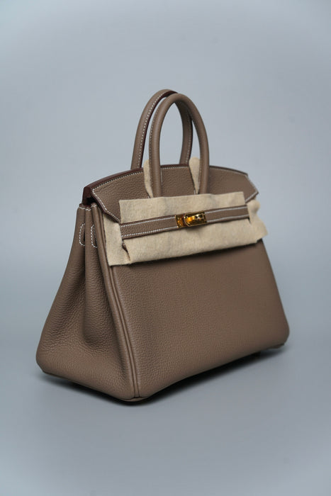 Hermes Birkin 25 in Etoupe Togo Ghw (Brand New)