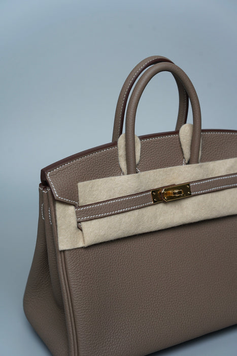 Hermes Birkin 25 in Etoupe Togo Ghw (Brand New)