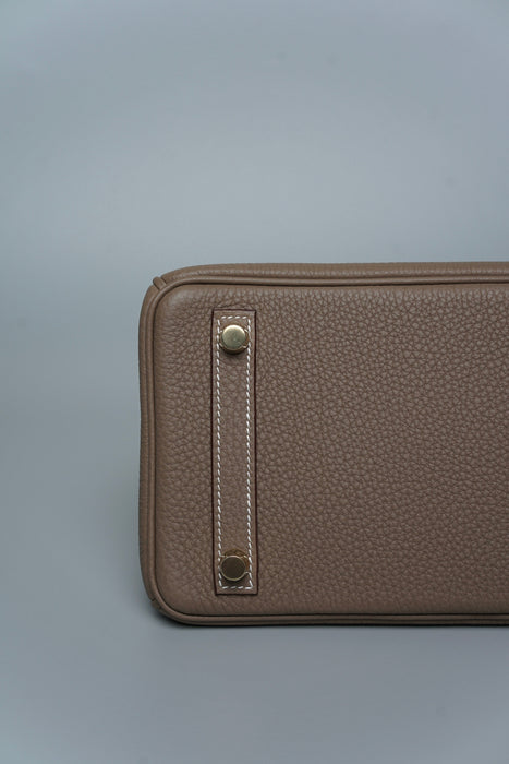 Hermes Birkin 25 in Etoupe Togo Ghw (Brand New)