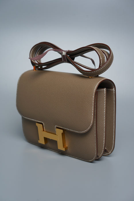 Hermes Constance 18 Etoupe Epsom Ghw (Brand New)