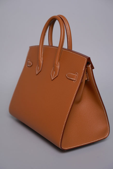 Hermes Birkin 25 Sellier in Gold Epsom Phw (Brand New)