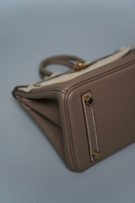 Hermes Birkin 25 in Etoupe Togo Ghw (Brand New)
