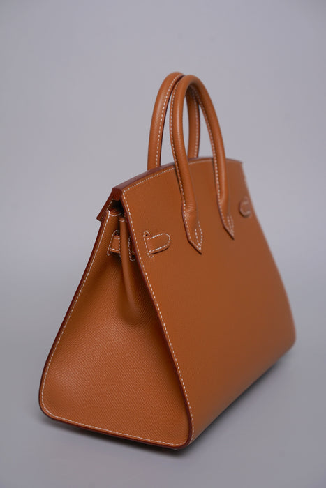 Hermes Birkin 25 Sellier in Gold Epsom Phw (Brand New)