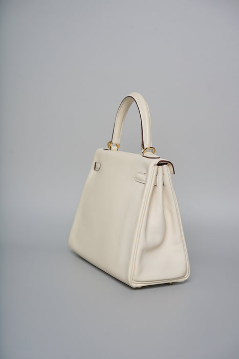 Hermes Kelly 25 in Nata Swift Ghw (Brand New)