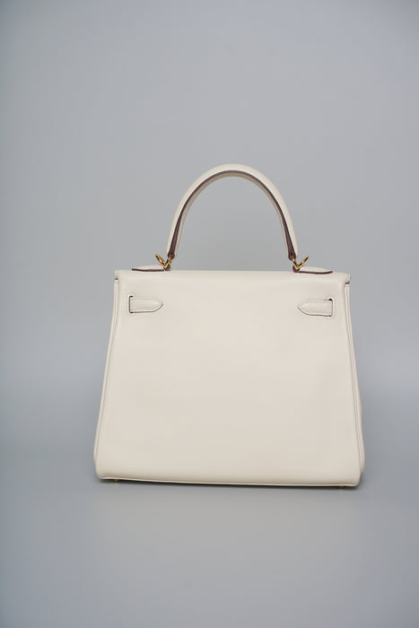 Hermes Kelly 25 in Nata Swift Ghw (Brand New)