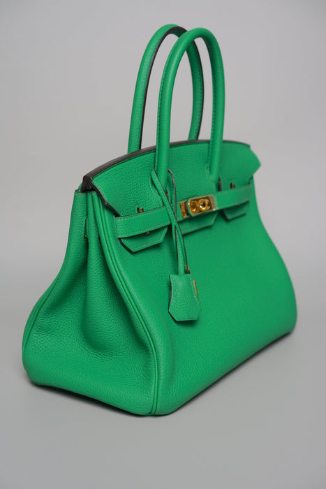 Hermes Birkin 30 in Bamboo Togo Ghw