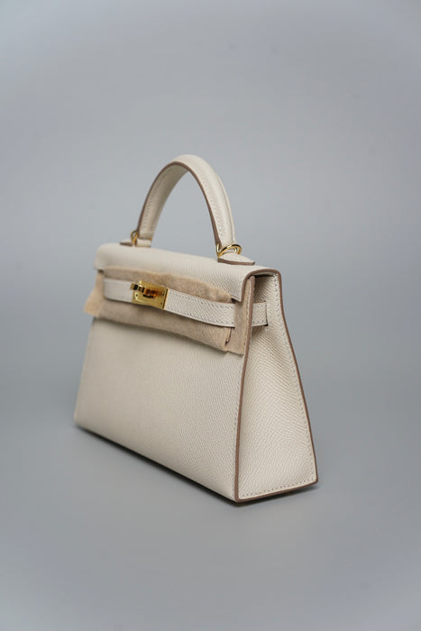 Hermes Kelly 20 in Craie Ghw (Brand New)