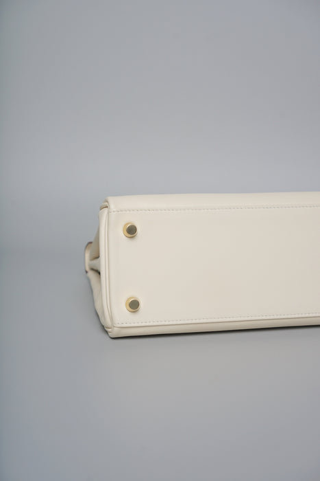 Hermes Kelly 25 in Nata Swift Ghw (Brand New)