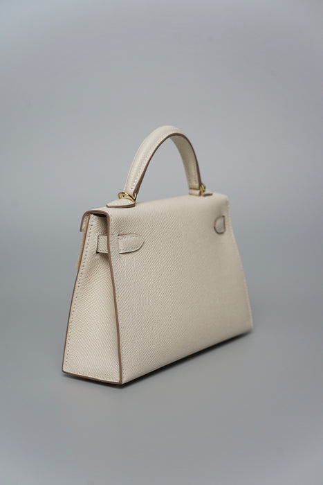Hermes Kelly 20 in Craie Ghw (Brand New)