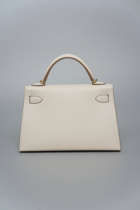 Hermes Kelly 20 in Craie Ghw (Brand New)