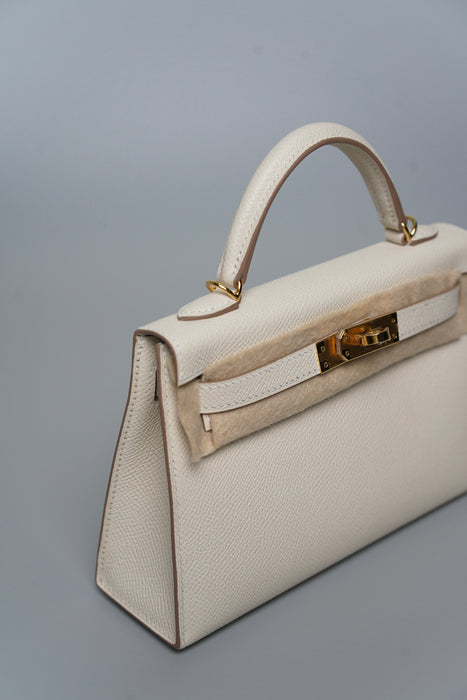 Hermes Kelly 20 in Craie Ghw (Brand New)