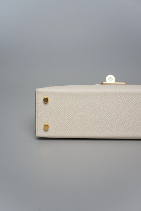 Hermes Kelly 20 in Craie Ghw (Brand New)