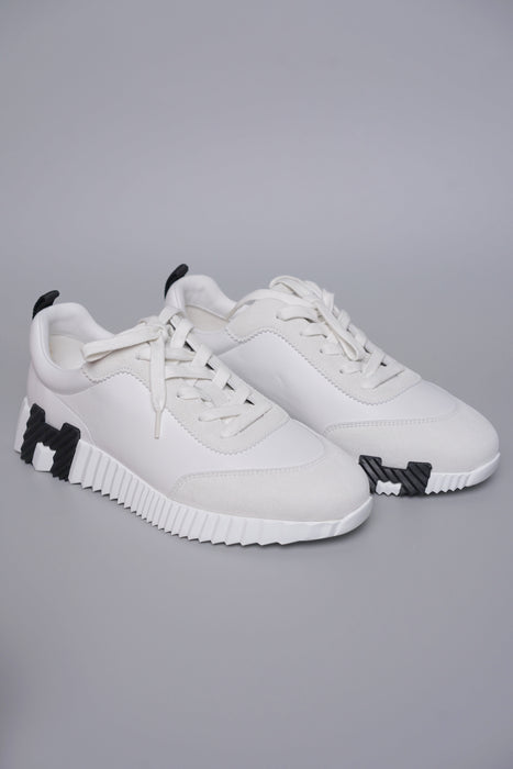 Hermes Bouncing Sneaker in Blanc Size 38 (Brand New)