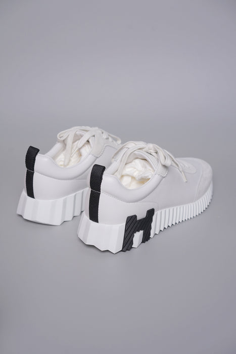 Hermes Bouncing Sneaker in Blanc Size 38 (Brand New)