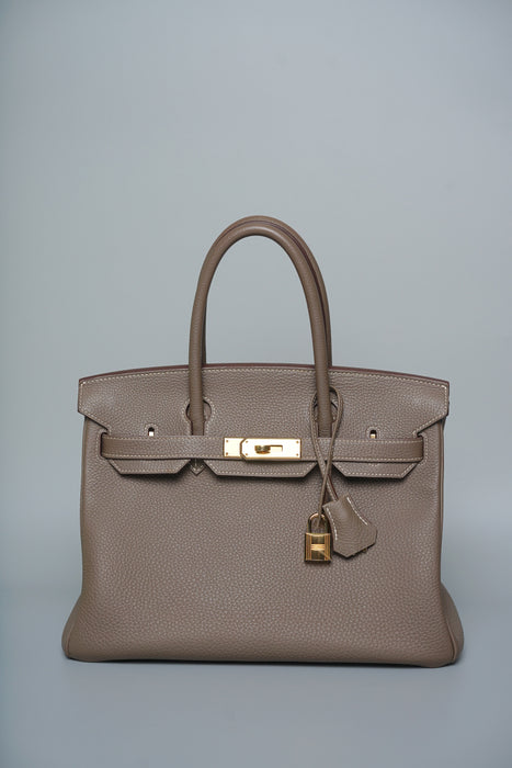 Hermes Birkin 30 in Etoupe Togo Ghw