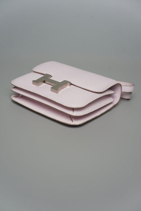 Hermes Constance 18 Boreal Satine in Mauve Pale Phw (Brand New)