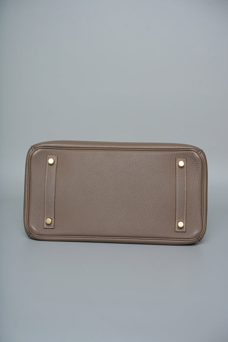 Hermes Birkin 30 in Etoupe Togo Ghw