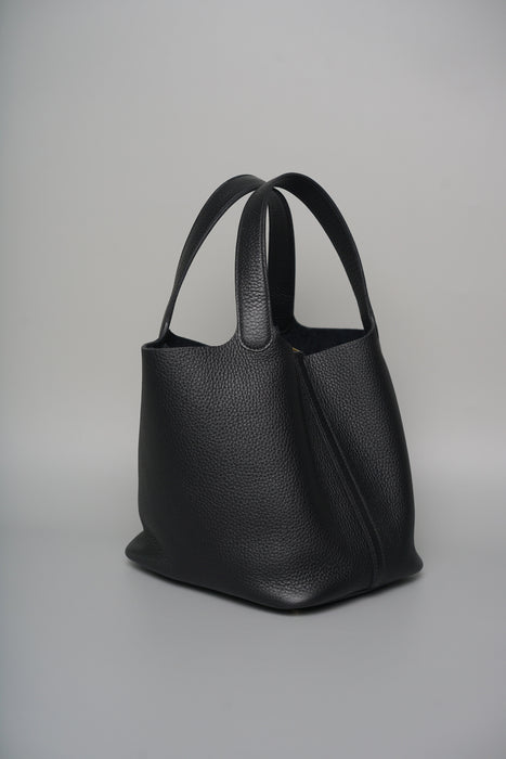 Hermes Picotin 22 in Noir Ghw